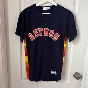 Kids Navy Astros Baseball Jersey